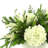 Happy Holidays Plastic, Polysilk Hydrangea Arrangement