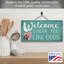 Panneau mural en bois «Hope You Like Dogs»