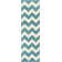 Tapis bleu sarcelle / ivoire en laine touffeté à la main Ayler
