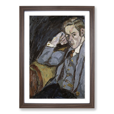 Portrait of a Man Vol.1 by Walter Gramatte - Framed Print