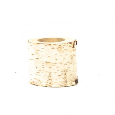 Porte-photophore en bois/verre