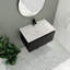 Meuble-lavabo simple 30 po avec plateau en céramique Miciah