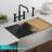 Urbix Bridge Faucet with Side Spray Included-49089340