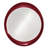 Contemporary Oval Framed Wall Mirror-37717665