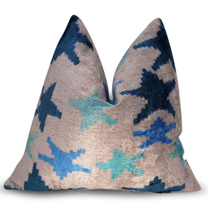 Throw Pillow, Blue