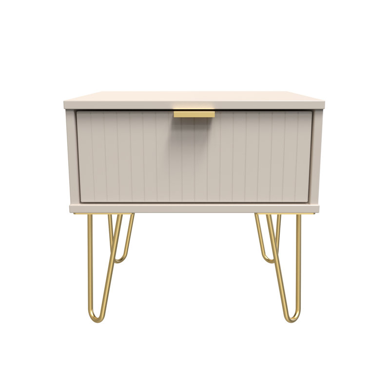 Beranda 45cm W Manufactured Wood Bedside Table, Kashmir Matt