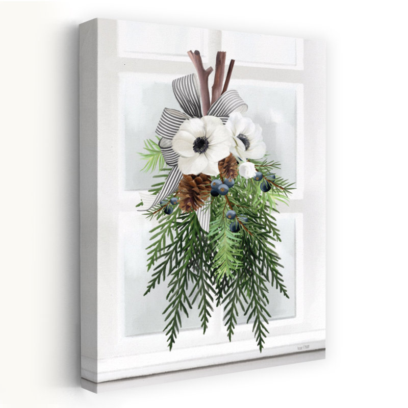 Art contemporain fleur de pin Juniper, H 60 po x l 40 po