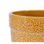 3 pièces, pot à fleurs moderne, jaune antique, céramique renforcée, pot de fleurs jaune brillant durable pour l'intérieur, fabrication pour l'extérieur-810263983