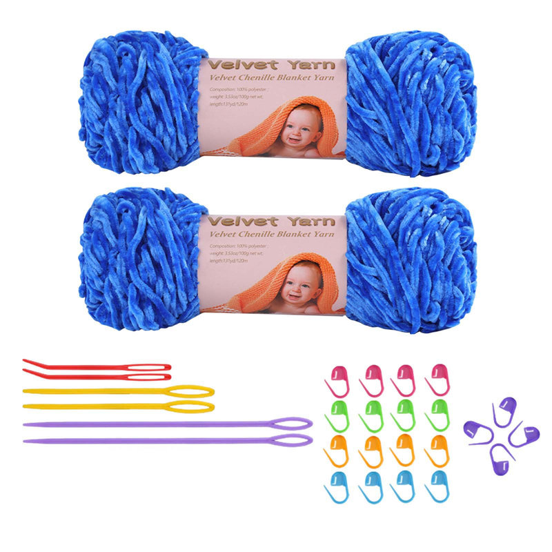 Fil de crochet tissé à la main dans un fil doux et doux