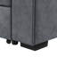 Woven Fabric Reversible Sleeper Sectional Sofa