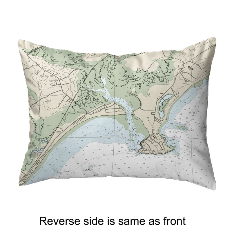 Outdoor Reversible Throw Pillow
