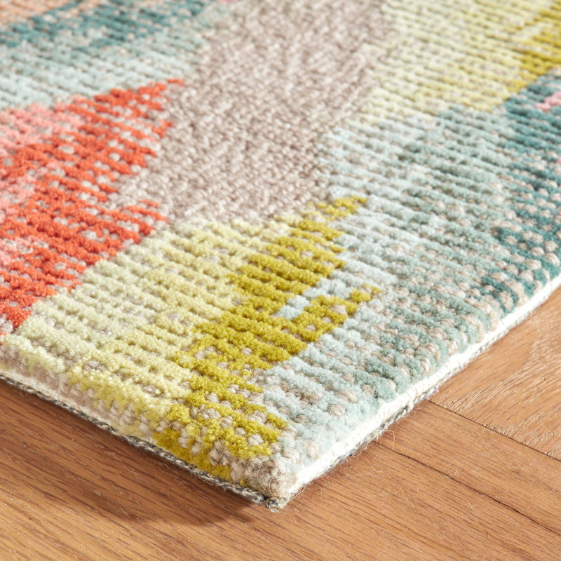 Azura Multi Hand Tufted Wool Rug, Rectangle 9'6" x 13'6"