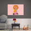 Cute Lion Scooter Ride Modern Wall Art Print by Mathieu - Wrapped Canvas Print-376763261