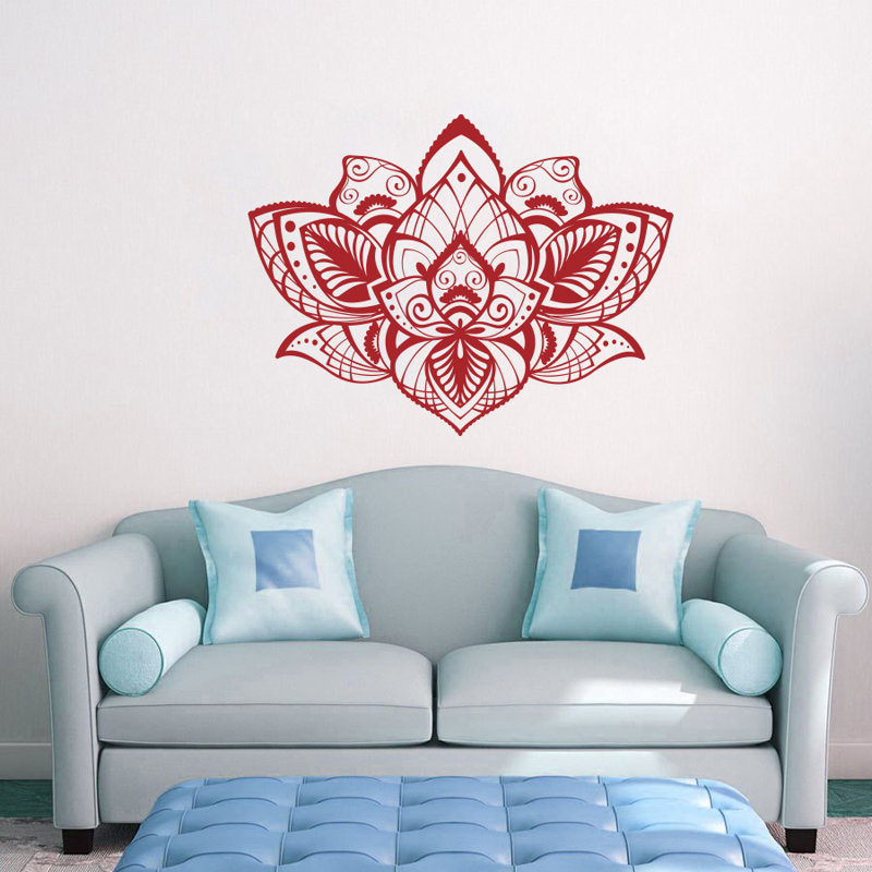 Décalcomanie murale fleur lotus Natazhat
