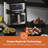 GEEPAS Digital Air Fryer Vortex Technology 9.2L Basket LED Touch Display 60Min Timer 1800W