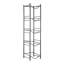 5 Tiers Water Jug Holder Single Row Water Bottle Rack For 5 Bottles Black