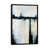 Toile avec cadre flottant noir sélectionné