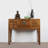 39.37" Brown Rectangular Solid Wood Console Table