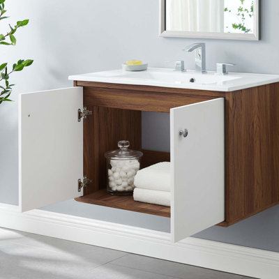 Meuble-lavabo mural 30 po