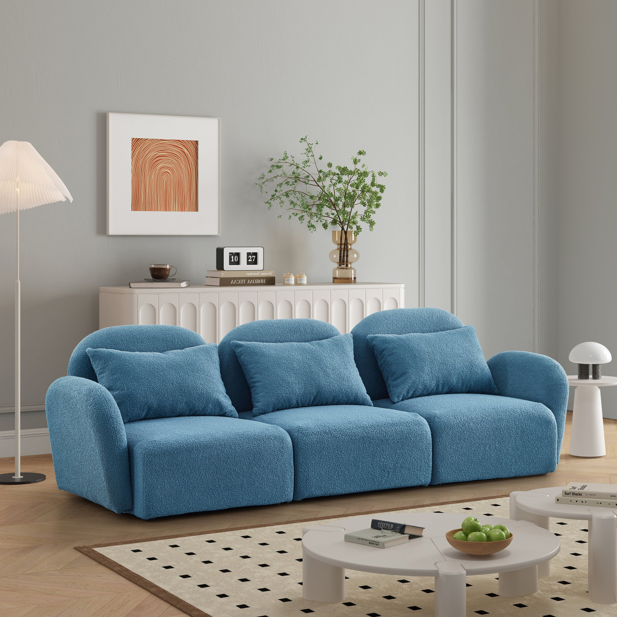 Ivy Bronx Kojak 94'' Upholstered Sofa | Wayfair