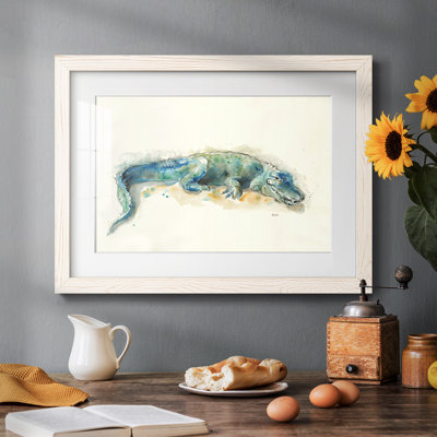 Alligator, impression sur toile encadrée