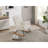 Comfy Upholstered Rocking Chair With High Backrest For Nursing, Reading, & Relaxation - Off White