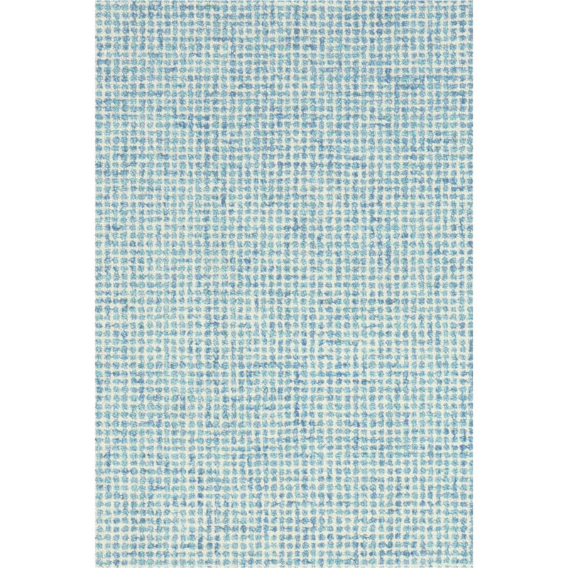 Harrison Hand-Tufted Wool Denim Area Rug, Rectangle 2' x 3'