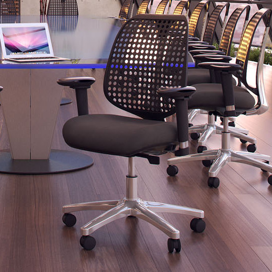 Modway Reverb Premium Office Chair, Black