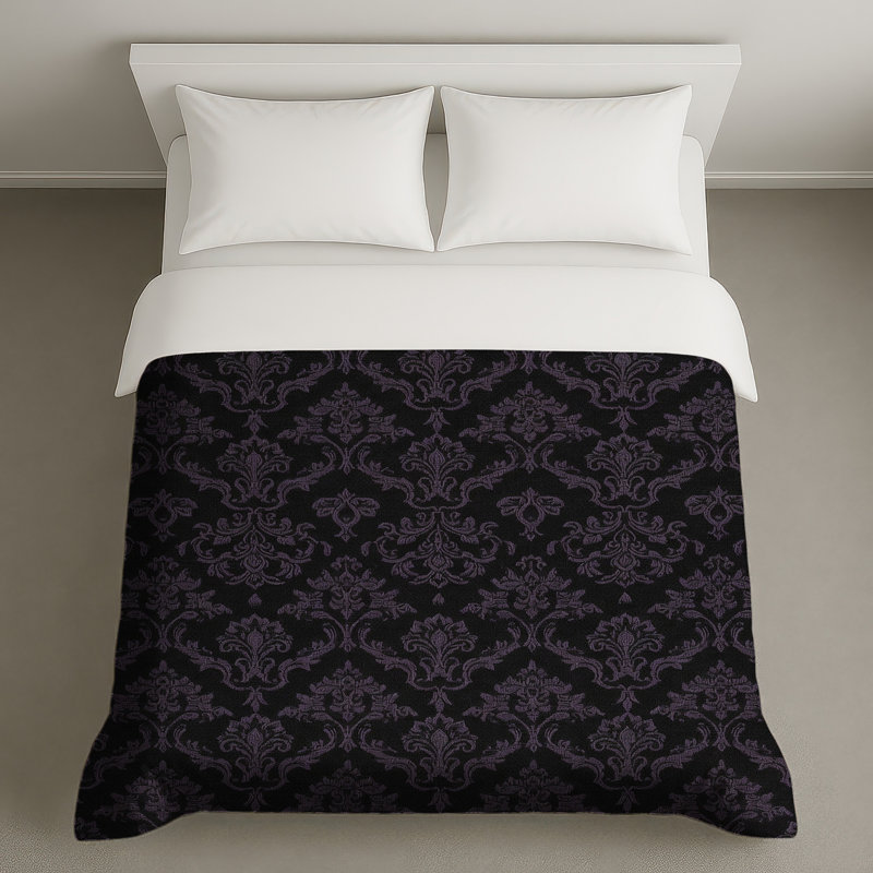 Housses de couette à motif damassé, Queen