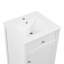 Meuble-lavabo élégant avec lavabo offrant beaucoup de rangement et un design moderne