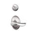 Champagne Interior Lever and Single Cylinder Deadbolt Thumbturn Set (Exterior Portion Sold Separately)-7572795-7572799-59714799