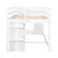 Lit mezzanine simple avec armoire et tablette-621213595