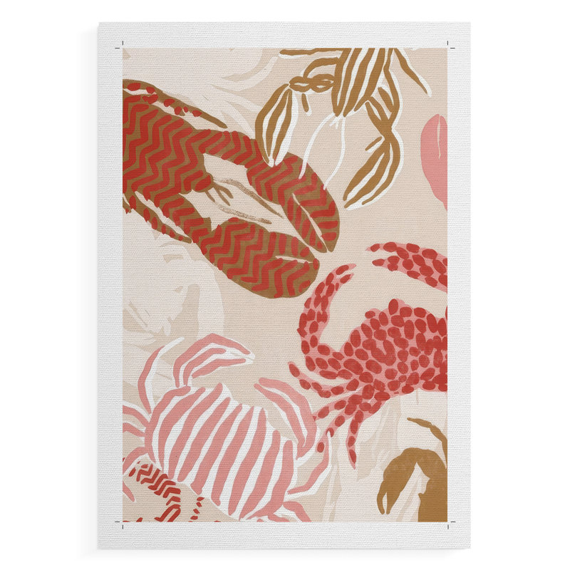 Sandy Claws II - Impression sur toile seulement - NON-CADRE, H 18 po x l 12 po