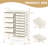 Rebrilliant 15 Drawer Rolling Organizer Cart Utility Storage Tools Scrapbook Paper Multi-use-2081541934