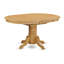 Ensemble de table de salle à manger 7 pièces composé d'une table de salle à manger ovale avec rallonge papillon et 6 chaises en bois, 42 x 60 pouces, chêne-1005223065-1005223042-1005223044