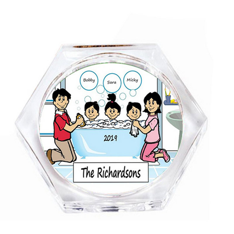 Ensemble de 2 sous-verres personnalisés, Oui