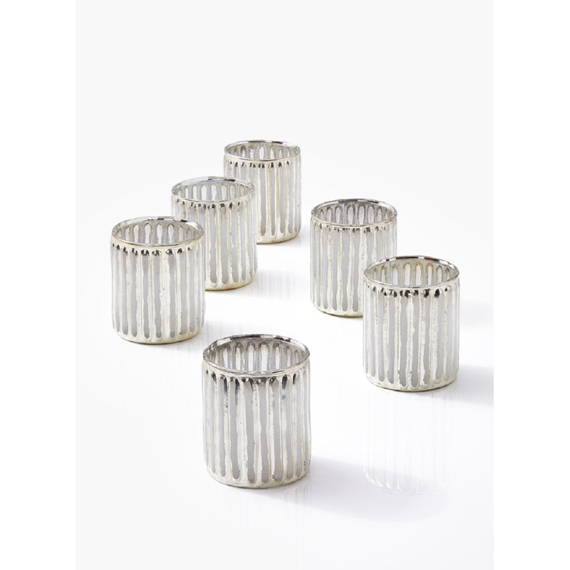 3'' H Glass Tabletop Votive Holder