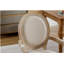 Chaise de salle à manger en bois massif de style français, ensemble de 2