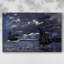 A Seascape, Shipping by Moonlight-Claude Monet-Gallery Wrapped Canvas-1864-594576929