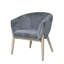 Fauteuil demi-tonneau en velours 28 po Barnes-2026912769