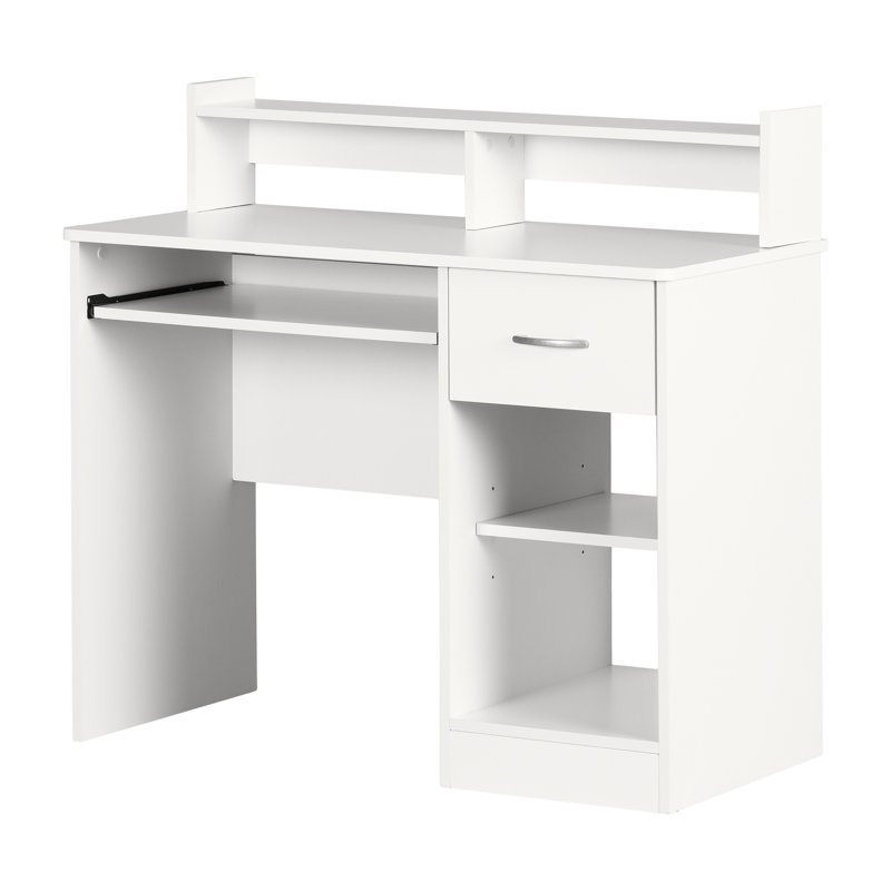 Axess Computer Desk, Pure White
