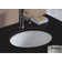 Wells Sinkware Rhythm Series 14'' Ceramic Oval Bathroom Sink with Overflow