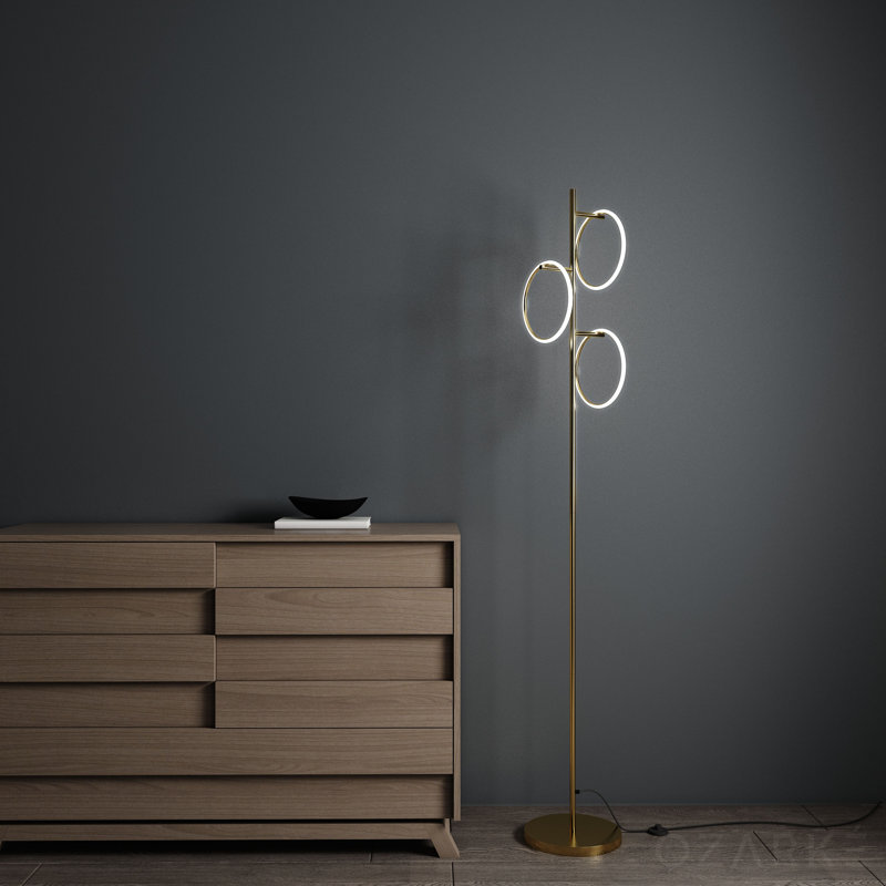 Epona 65'' Tree Floor Lamp, Gold
