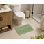 Tapis de toilette rectangulaire antidérapant à chevrons