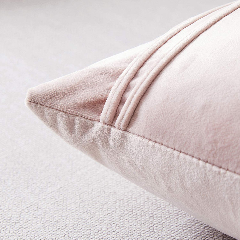 Chevron Geometric Pillow Cover, Pink, 20" x 20"