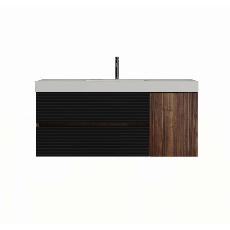 Meuble-lavabo moderne avec caractéristiques avancées et design élégant