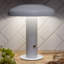 Lampe de table champignon contemporaine intégrée rechargeable en fer de style bohémien 11 po Writer Writer, jaune-328247750