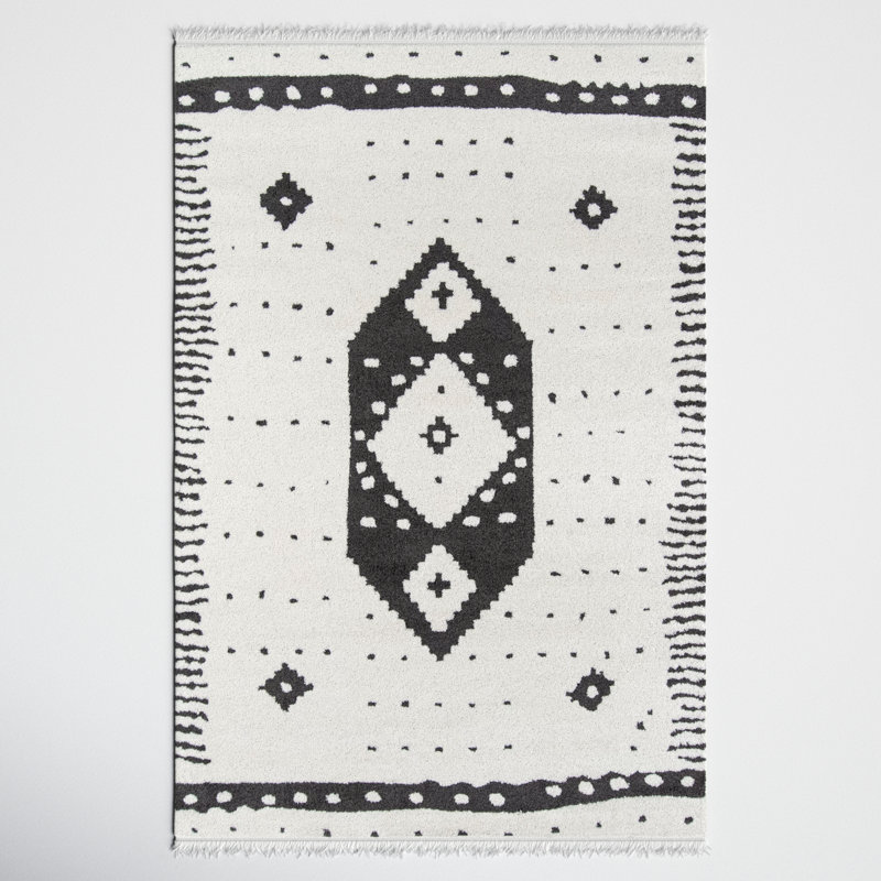 Metro Geometric Indoor Rug, Rectangle 3'3" x 5'