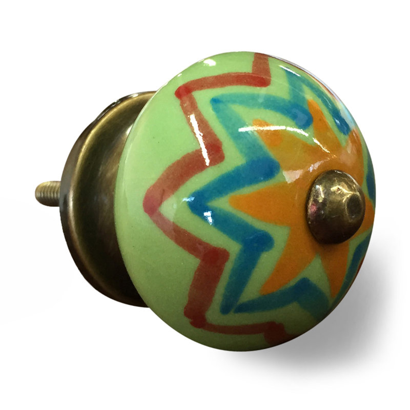 Handpainted Round Knob