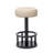 Drake Swivel Upholstered Counter Stool with Metal Frame